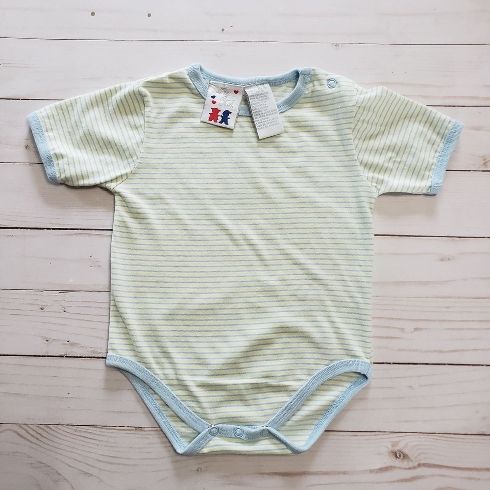 Tiny Tots Blue/Green onesie 6-9 months Boys